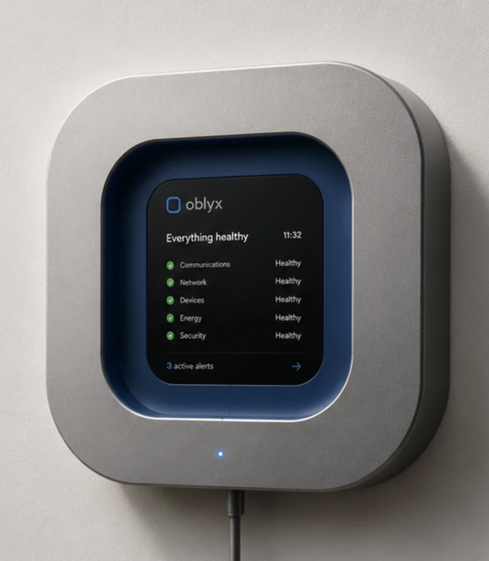 Oblyx Edge device representing local network visibility
